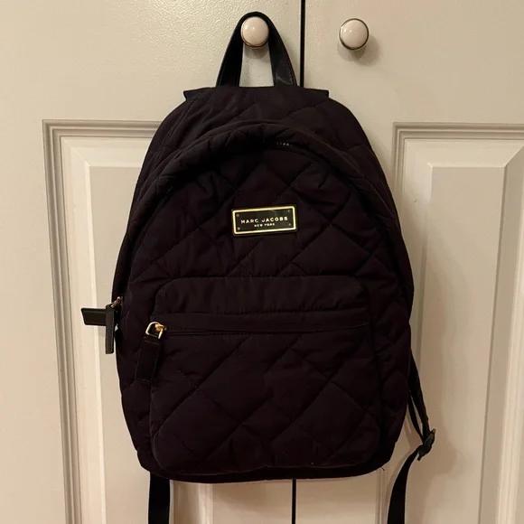 Marc Jacobs Mini Quilted Black Backpack - Picture 2 of 5